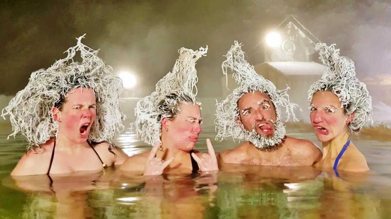 Eclipse Nordic Hot Springs: La Aventura Invernal Definitiva y el Famoso Concurso de Congelamiento de Cabello en Yukón